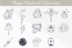 Boho Icon Magic Mystical Collection