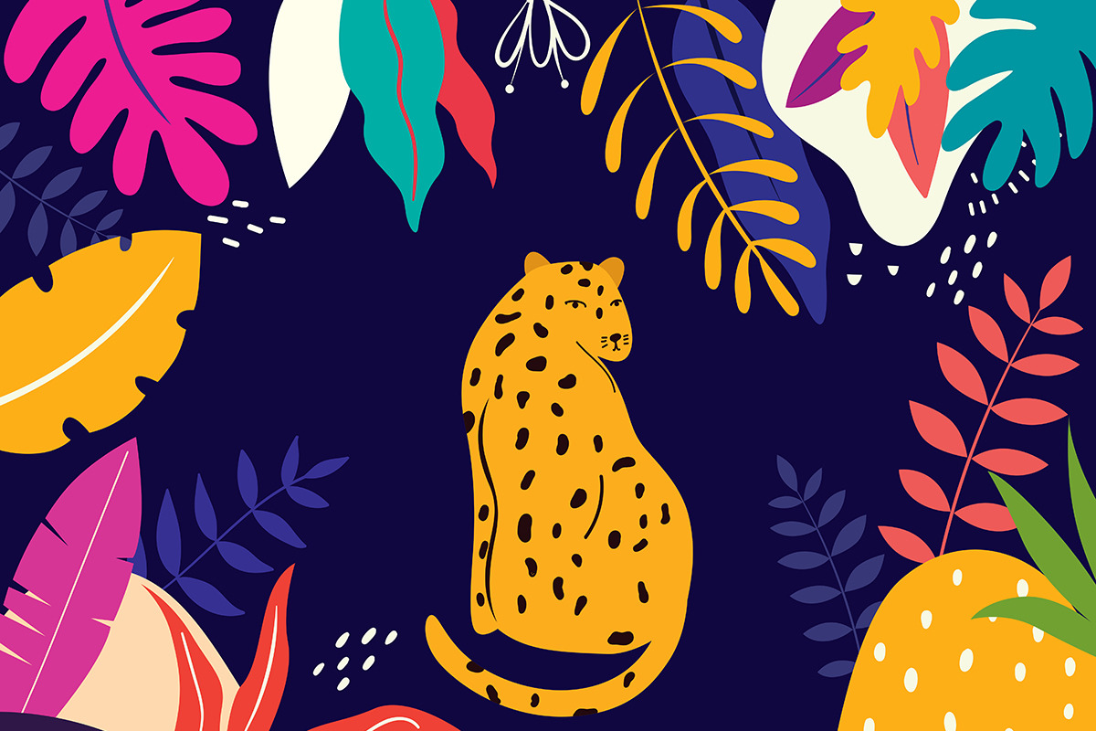 Jungle Animals cute collection, an Animal Illustration by MoleskoStudio (Photo 4 of 13)
