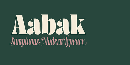 Aabak, a Serif Font by Polimateria