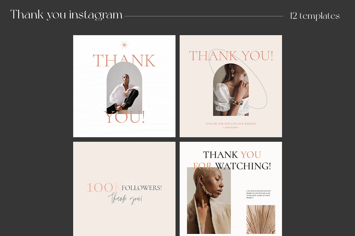 CANVA & PS / 160+ Aesthetic template, a Social Media Template by Simple có (Photo 11 of 19)