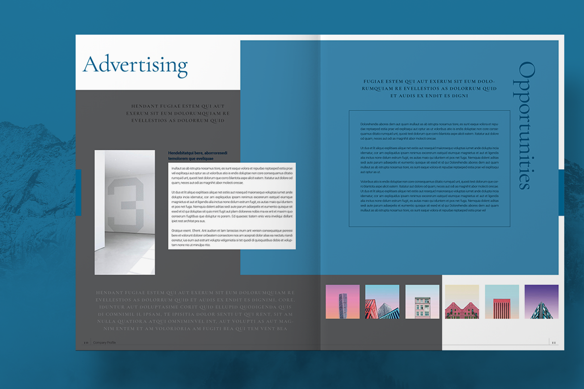 Blue Business Brochure, a Brochure Template by Boris Cupac (Photo 6 of 7)