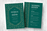 Art Deco Wedding Invitation Template, an Invitation Template by BrandPacks (Thumbnail 7 of 7)