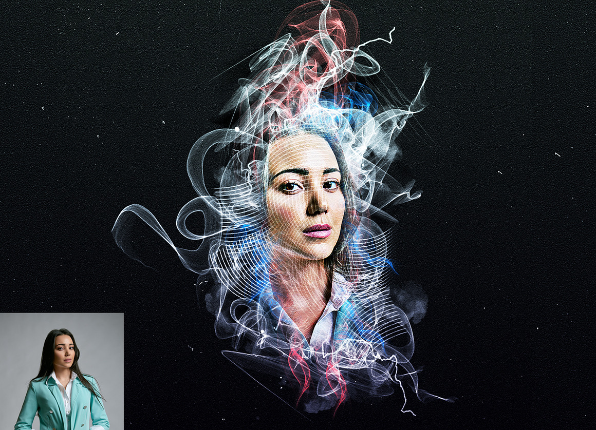 Smoke Photoshop Action Bundle, an Action Add-On by Studio Retouch (Photo 4 of 34)