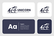 Modern Monochrome Unicorn Logo, a Branding & Logo Template by Artnivora.Std (Thumbnail 3 of 4)