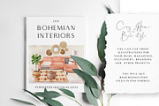 Bohemian House Watercolor Set, an Animal Illustration by Natalia Fedorova (Thumbnail 2 of 21)