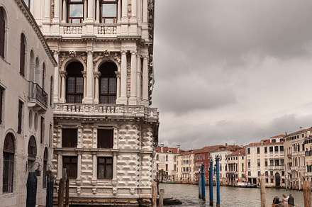 Pesaro Palace from Grand Canal, Venice, an Architecture Photo by Bepslabor
