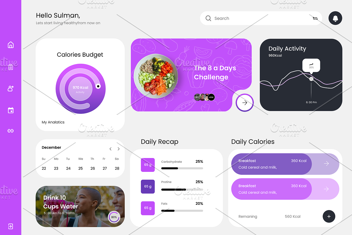 Ultimate Figma UI Dashboards Kit, an UI Kit Template by Hammad Arif (Photo 21 of 23)