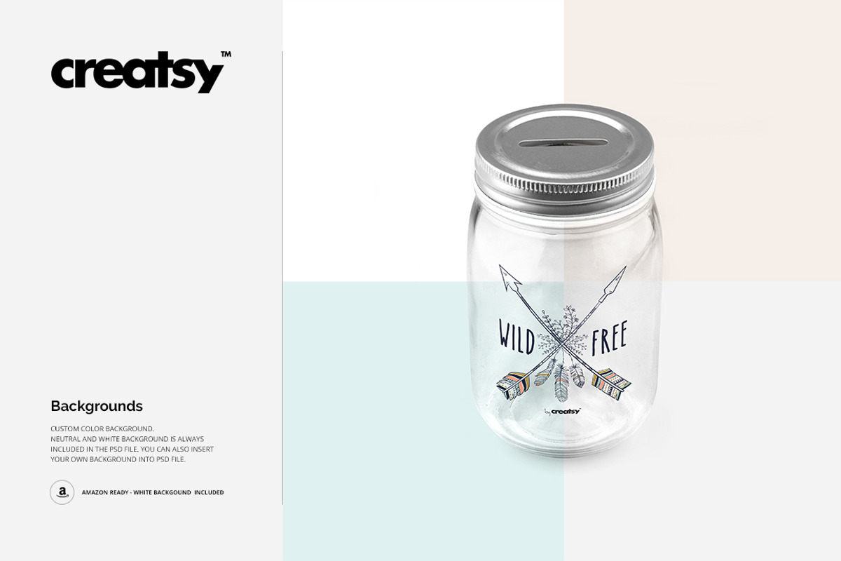 Money Jar Mockup Set, a Product Mockup by creatsy4 (Photo 8 of 10)