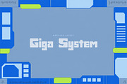 Gigaform Modular Arcade Display Font, a Blackletter Font by Graphic Spirit (Thumbnail 3 of 8)
