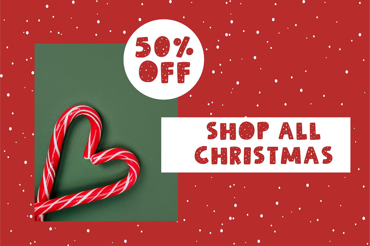 Christmas Hand Drawn Font, a Handwritten Font by Barkova Nadya (Photo 4 of 5)