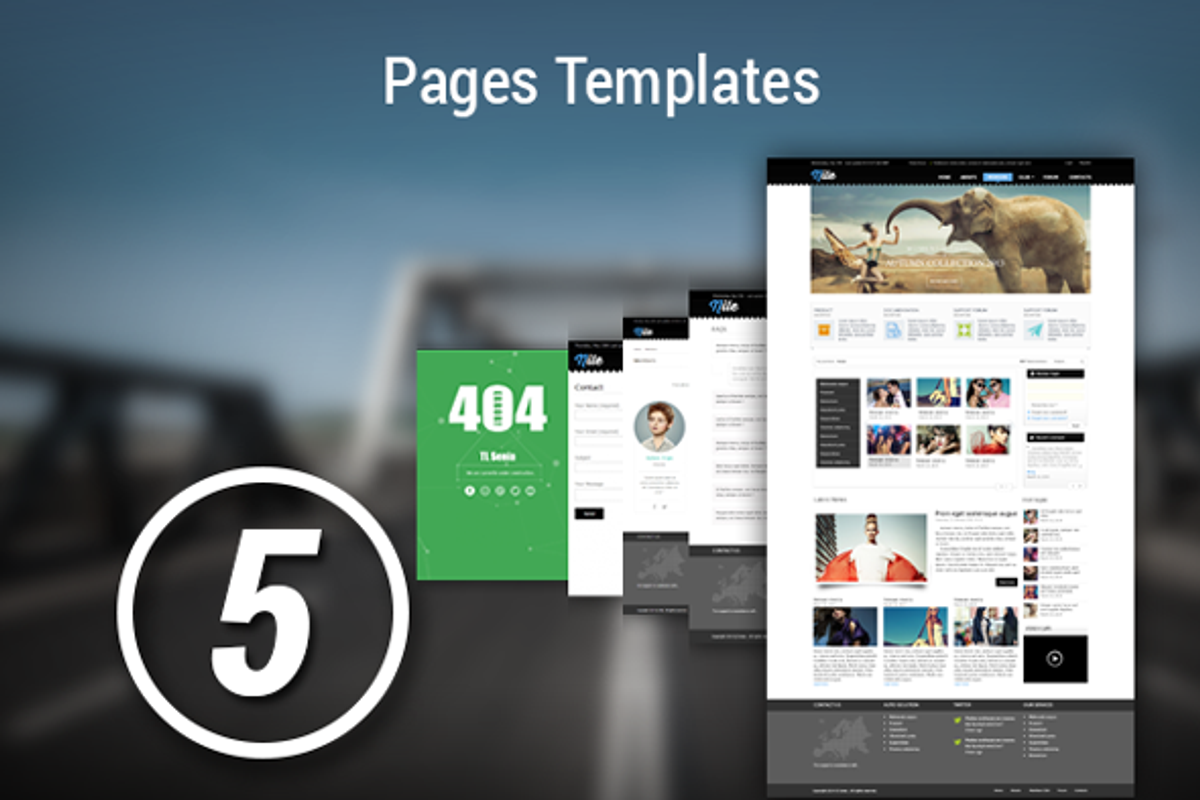 Nile - Free WordPress Magazine Theme, a WordPress Template by Digipieces (Photo 4 of 5)