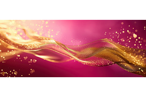 Background in Pink and Gold Colors, a Background Photo by BazziBa♥