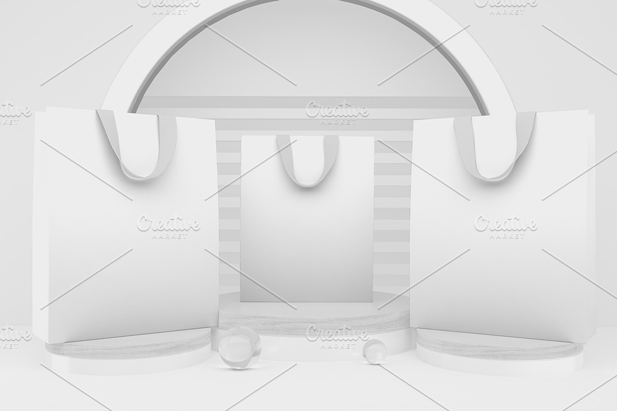 Bag Mockup, a Packaging Mockup by Qaleb Studio (Photo 2 of 2)