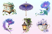Magical Garden Purple Fairies, a Graphic by CitraGraphics (Thumbnail 2 of 4)