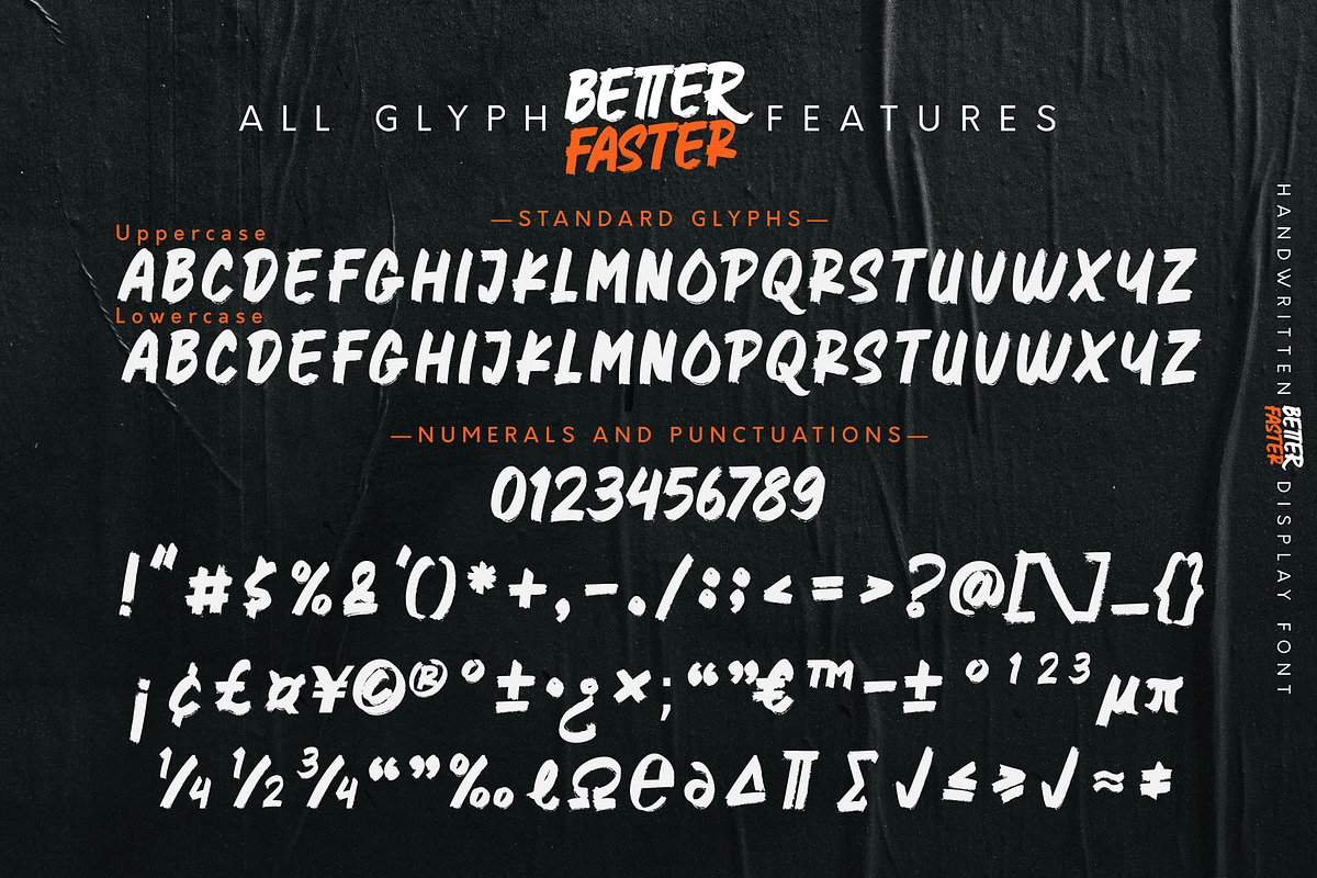 Better Faster, a Font by Omotu Studio (Photo 10 of 12)