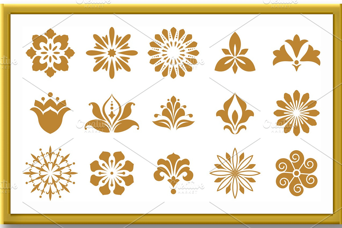 Vector floral set. Spring or summer, an Object Graphic by RODINA (Photo 2 of 3)