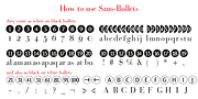 Bullets, a Symbol Font by Wiescher-Design (Thumbnail 13 of 14)