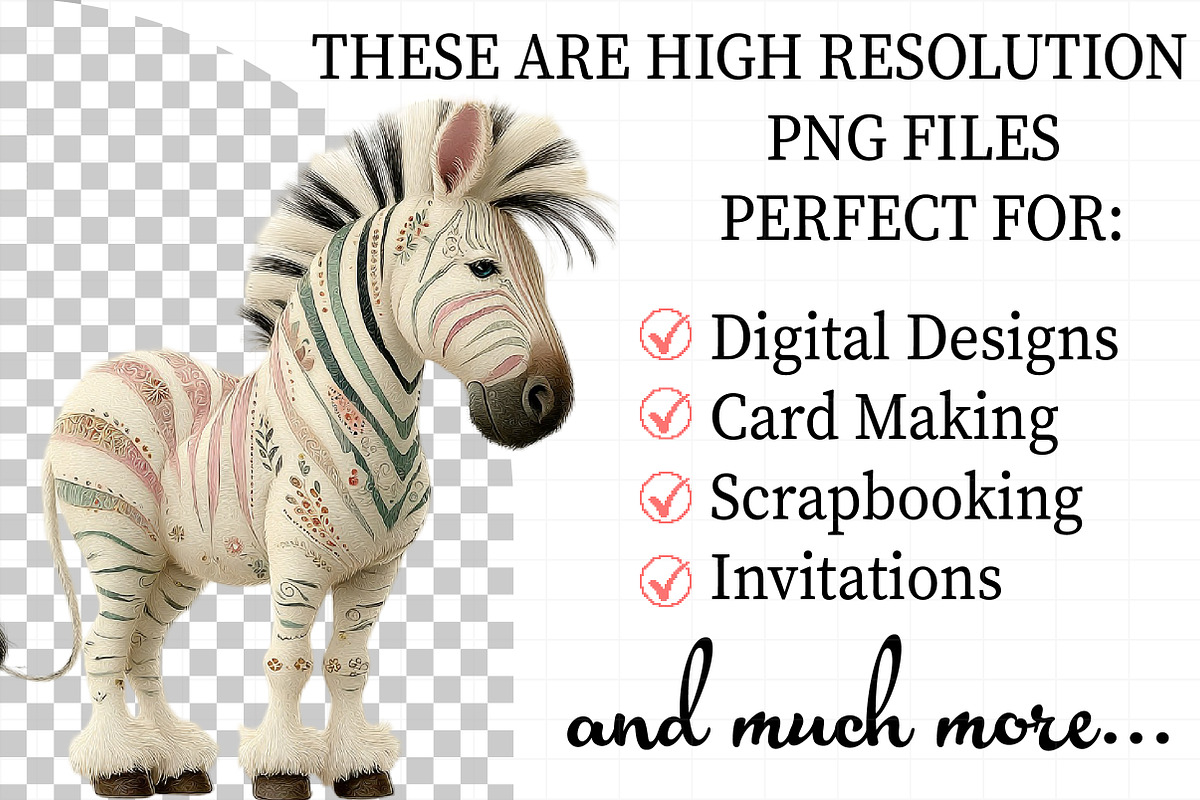 Creation Zebra Harmony Clipart, an Illustration by Daily.Designs (Photo 2 of 8)