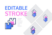 Line design icons with color filling, an Outline Icon by Boyko Pictures (Thumbnail 6 of 10)