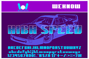 High Speed font, a Font by weknow (Thumbnail 2 of 5)