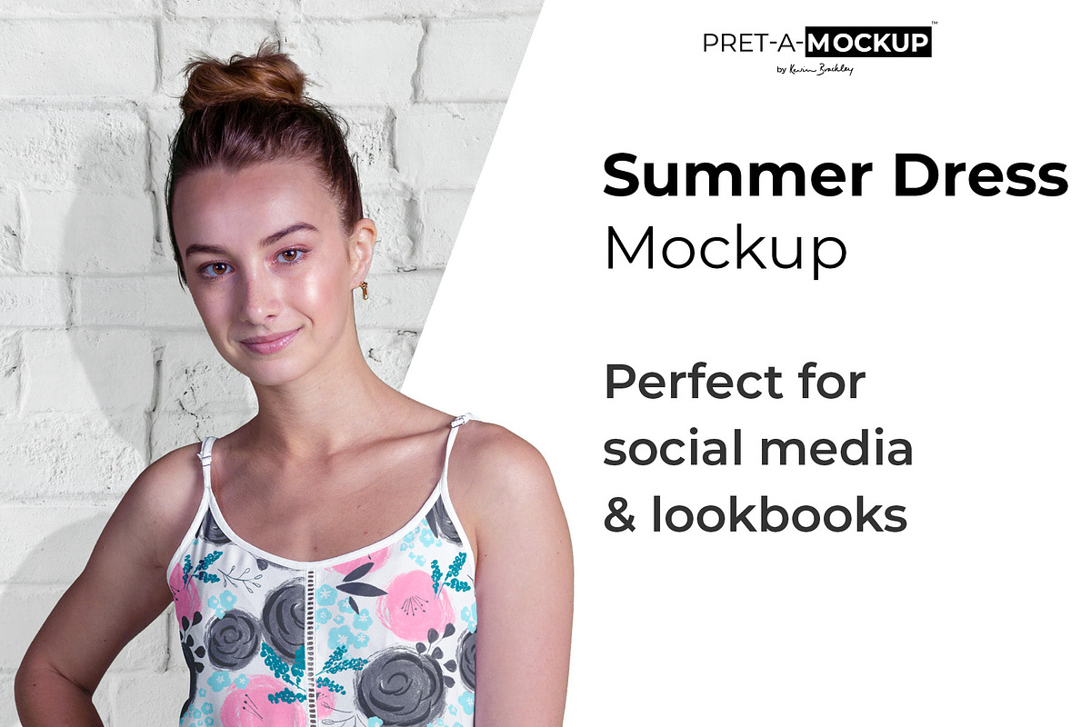 Summer Dress Mockup, a Books & Magazine Mockup by Pret-a-Mockup (Photo 1 of 7)