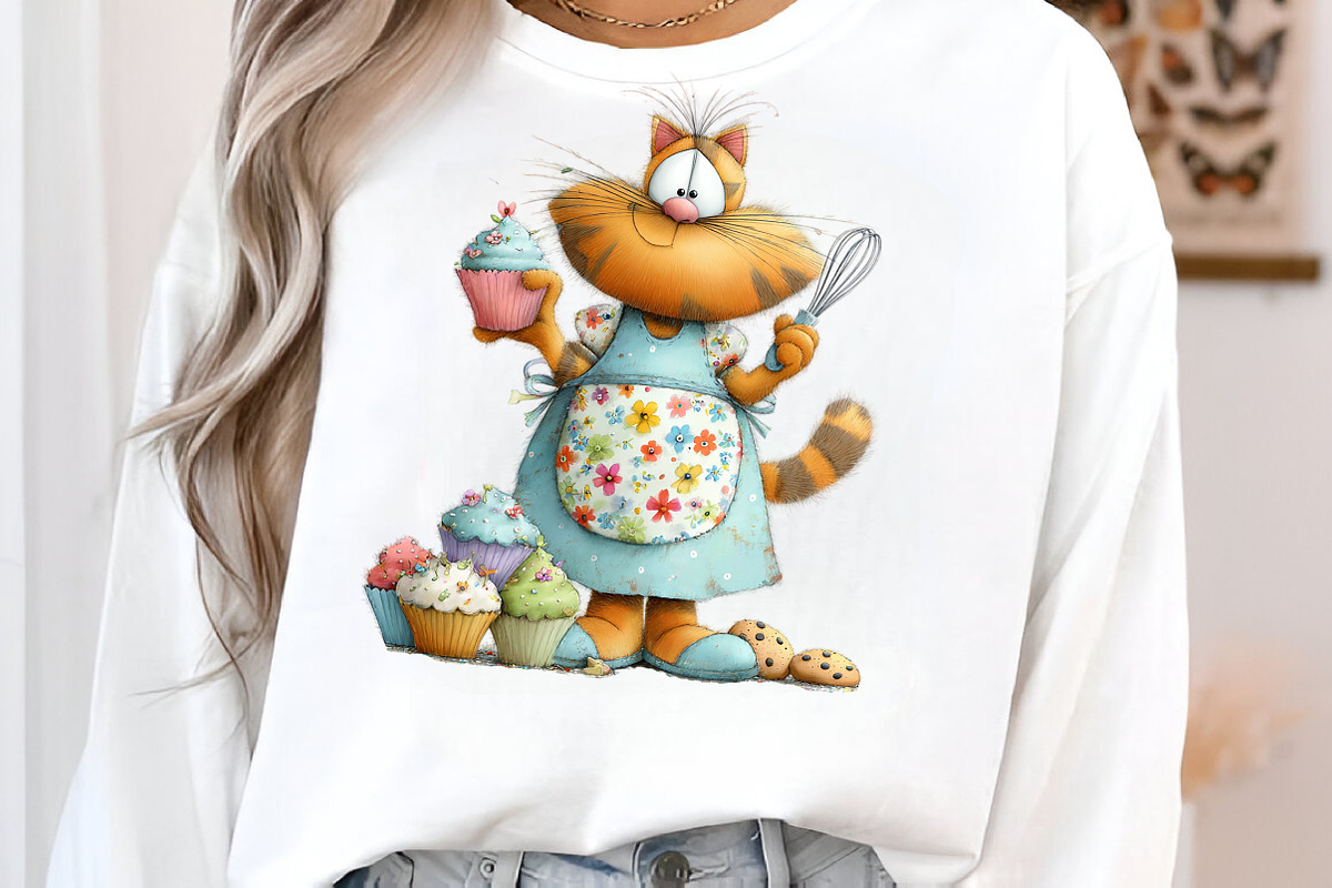 Flower Cats Clipart, an Illustration by SinaCreation (Photo 4 of 7)