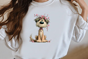 Whimsical Easter Dogs clipart, an Illustration by Designworld (Thumbnail 8 of 10)