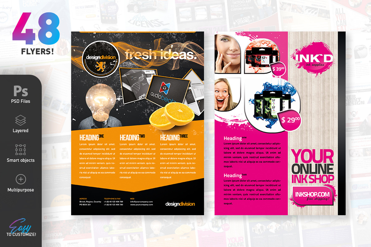 Essential Business Flyer Mega Bundle, a Flyer Template by Reclameworks (Photo 21 of 25)