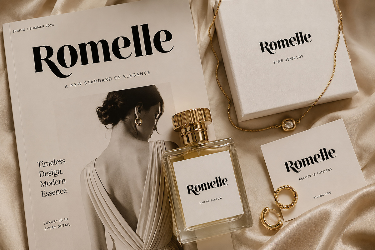 Romelle, a Serif Font by Wow Magic (Photo 3 of 5)