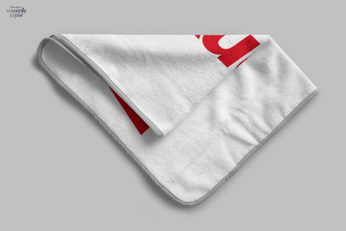 Towel 2 Sizes Mockup, a Household Mockup by Denny's Mock-ups (Photo 3 of 11)