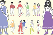 URBAN PEOPLE, a Person Illustration by Virinaflora (Thumbnail 3 of 5)