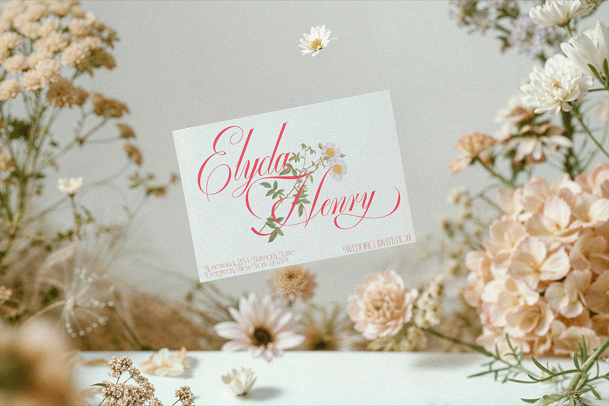 GEFUHATPIN — Elegant Calligraphy, a Script Font by Enxyclo Studio (Photo 3 of 23)