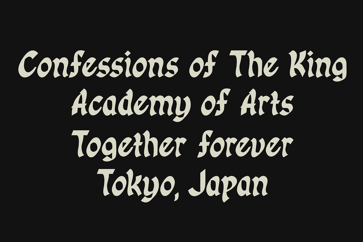 ID Gotira Typeface, a Blackletter Font by EKAUNIK DZ (Photo 5 of 8)