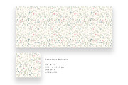 6 Seamless Pattern: Blue Floral, a Pattern Graphic by StudioCitra (Thumbnail 9 of 10)