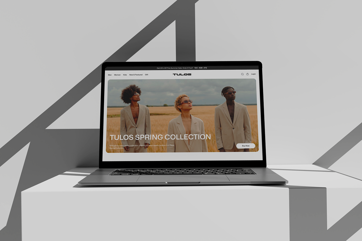 Tulos - E-Commerce Website UI KIT, a Device Mockup by Odama (Photo 5 of 6)