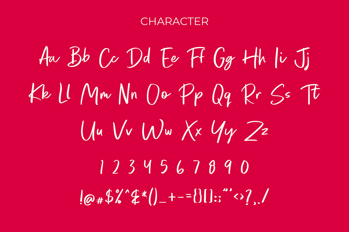 Brondong Modern Script Font preview 3