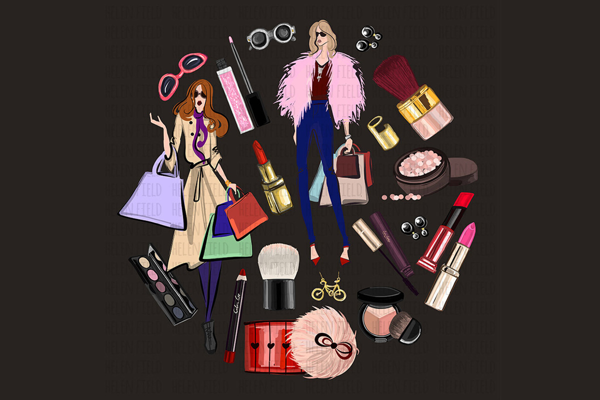 Digital watercolor perfume&cosmetics, an Illustration by Art Loft (Photo 3 of 17)