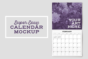 Calendar Mockup Template