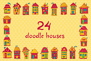 Set of cute houses, an Object Illustration by meowu (Thumbnail 1 of 4)