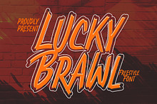 Lucky Brawl - Freestyle Font