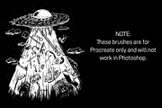 Procreate Vintage Comic Ink Brushes, a Brush Add-On by Ink Gang Boss (Thumbnail 9 of 9)