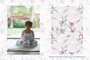 Tangerine Pastel Seamless Patterns, a Pattern Graphic by Marta & Livonka (Thumbnail 3 of 17)