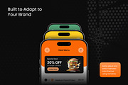 Yumgo – Food Delivery Mobile App UI, an UI Kit Template by Brickclay (Thumbnail 4 of 19)