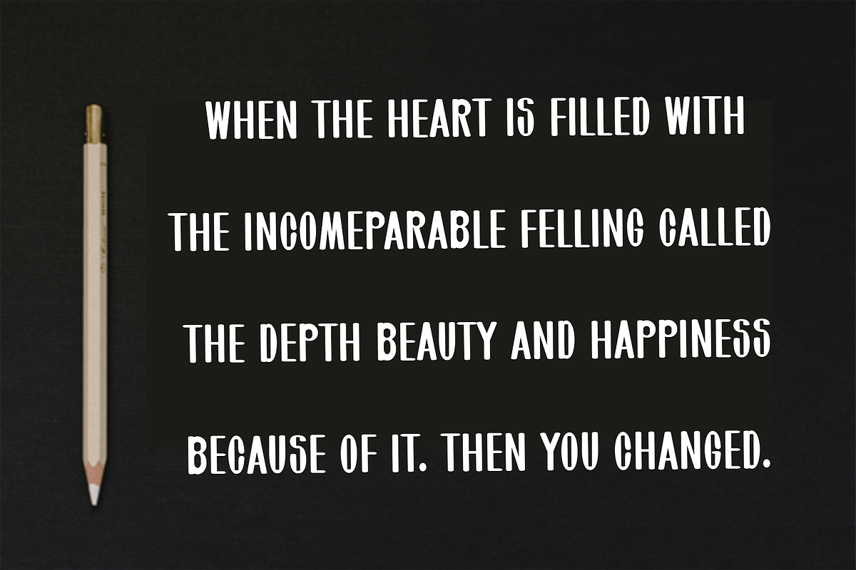 Smart Handmade, a Script Font by FreshTypeINK (Photo 7 of 8)