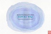 Watercolor background texture blue, a Texture Graphic by LittleAcornGraphics (Thumbnail 9 of 13)