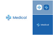 Medical Medicine Dotted Line Logo, a Branding & Logo Template by ika trisiana (Thumbnail 1 of 2)
