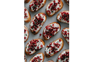 This bruschetta is topped with a, a Food & Drink Photo by ZinetroN