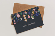 Christmas baubles banner background, a Decorative Illustration by Good Studio (Thumbnail 3 of 3)