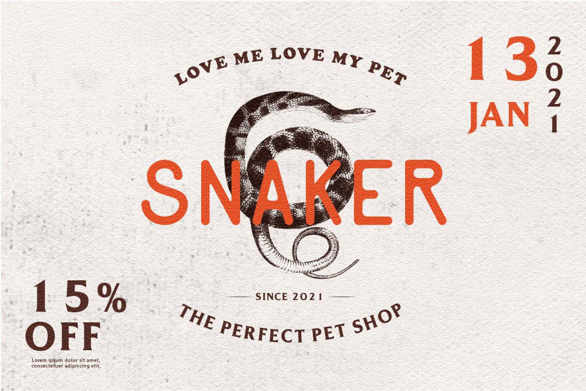 Barter Vintage Font, a Sans Serif Font by Vultype Co. (Photo 3 of 8)