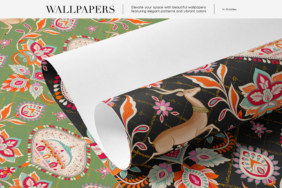 Manzar Mahal Traditional Prints, a Pattern Graphic by LEAFure (Photo 11 of 12)